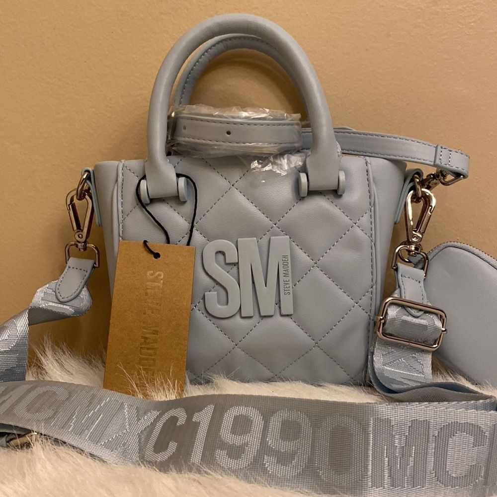 NWT Steve Madden (BBABI) Satchel Crossbody Bag w/Air Pod Case- *Limited Edition* - Picture 15 of 15